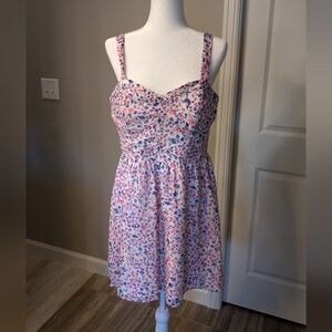 Candie's White Floral Dress Size XL